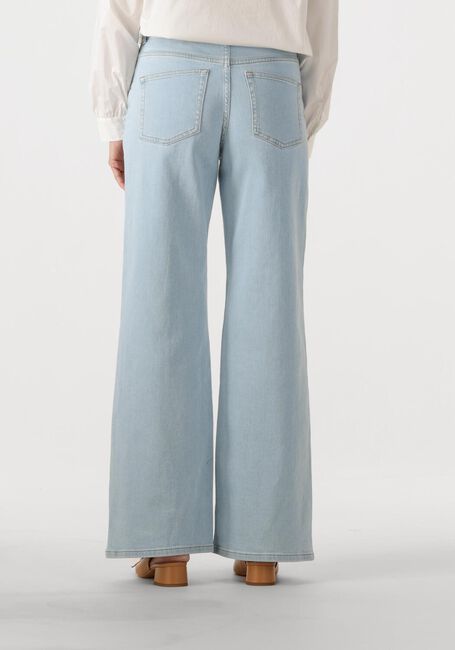 Lichtblauwe ANOTHER LABEL Wide jeans MOORE DENIM - large