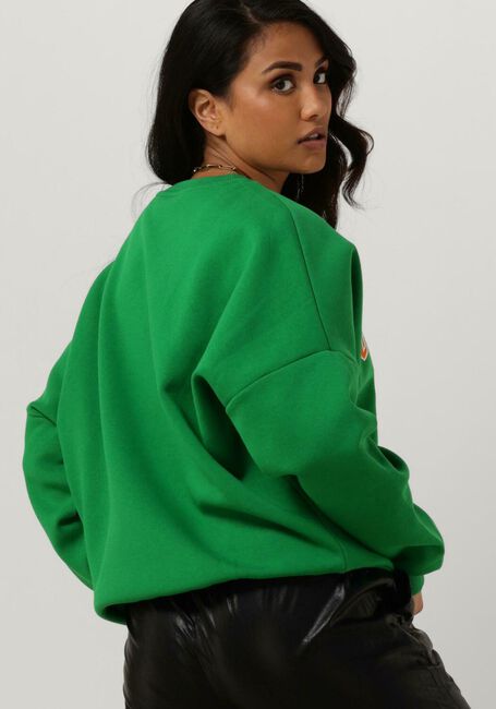 COLOURFUL REBEL Chandail CR PATCH DROPPED SWEAT en vert - large