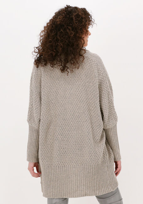 SIMPLE Gilet KNITTED CARDIGAN en gris - large