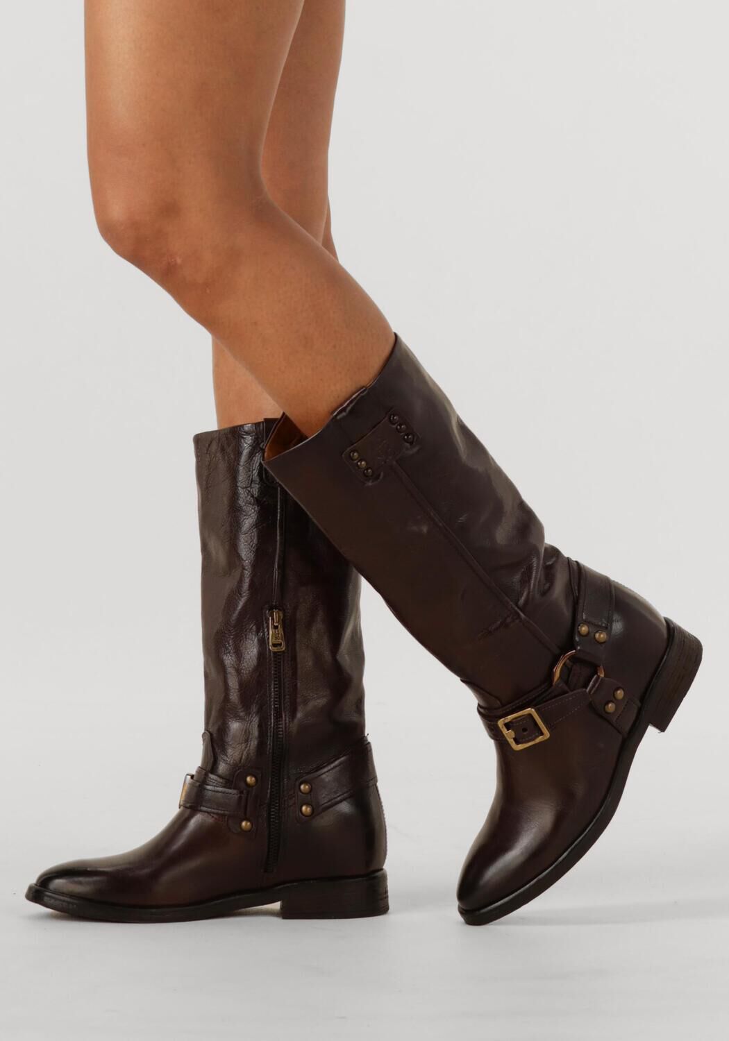 A.S.98 Bottes hautes C84205 en marron - large