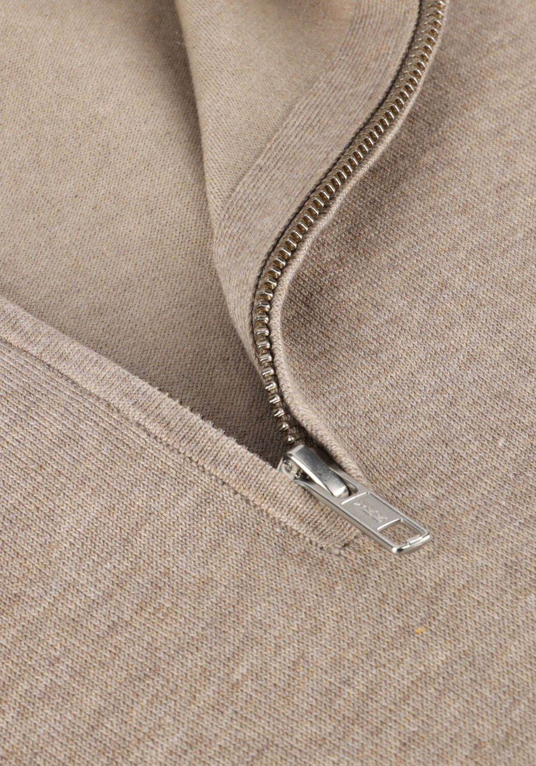 PROFUOMO Pull HALF ZIP LUXURY BASIC en beige - large