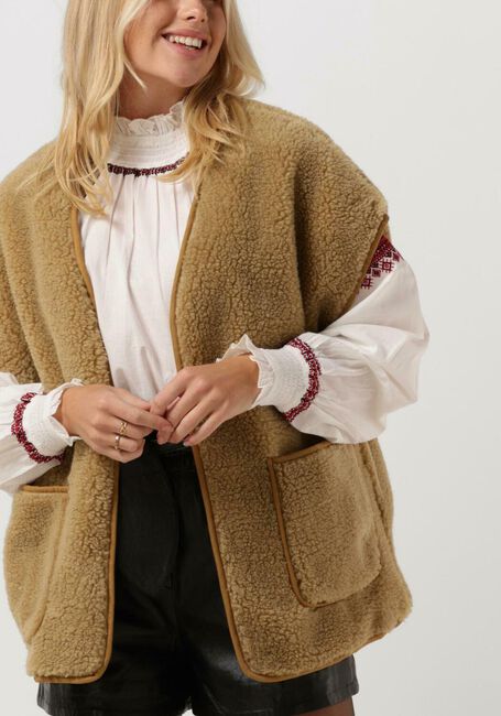 SISSEL EDELBO Gilet PRESTON REVERSIBLE KANTHA VEST en multicolore - large