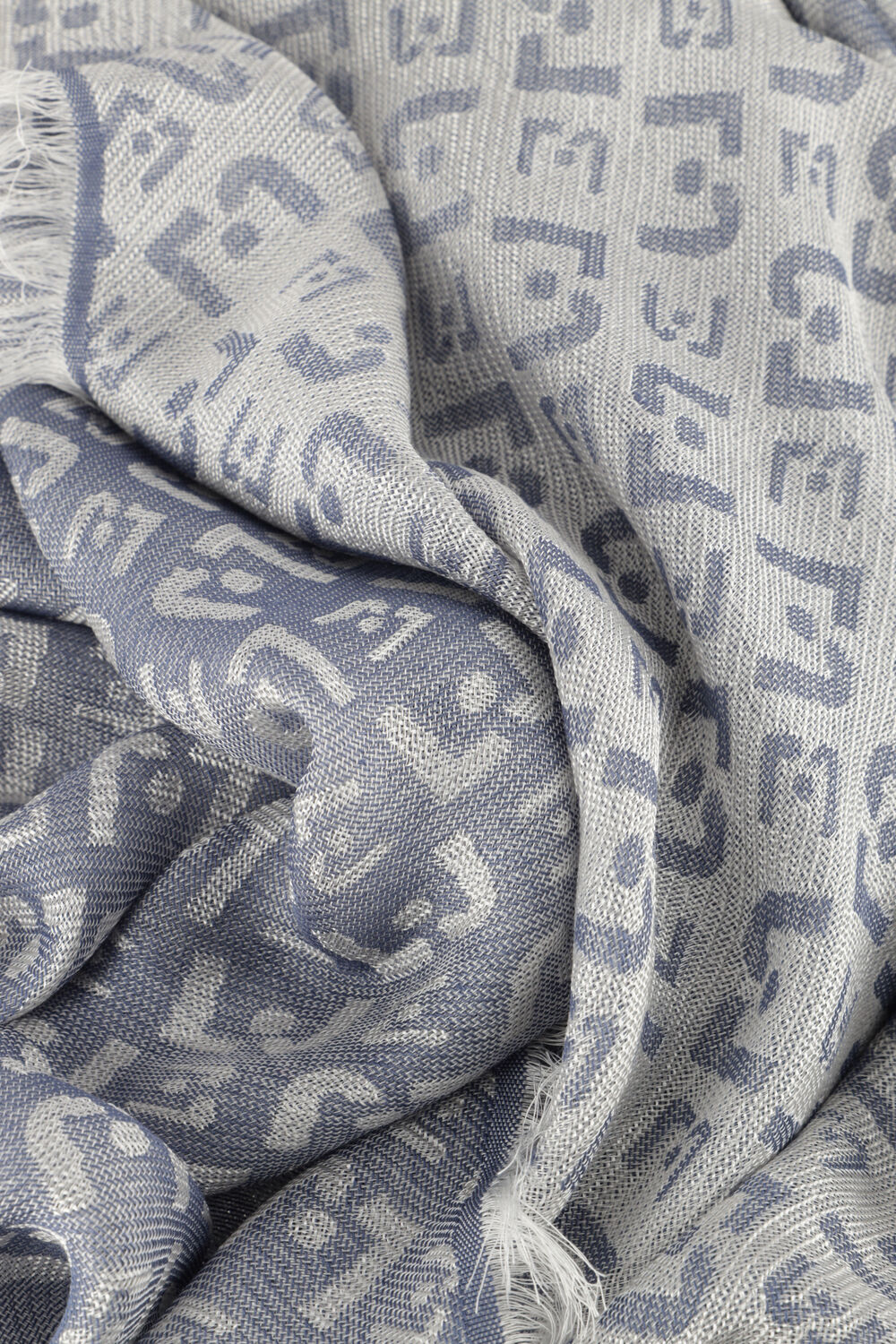 LIU JO LOGO SCARF Foulard en bleu - large