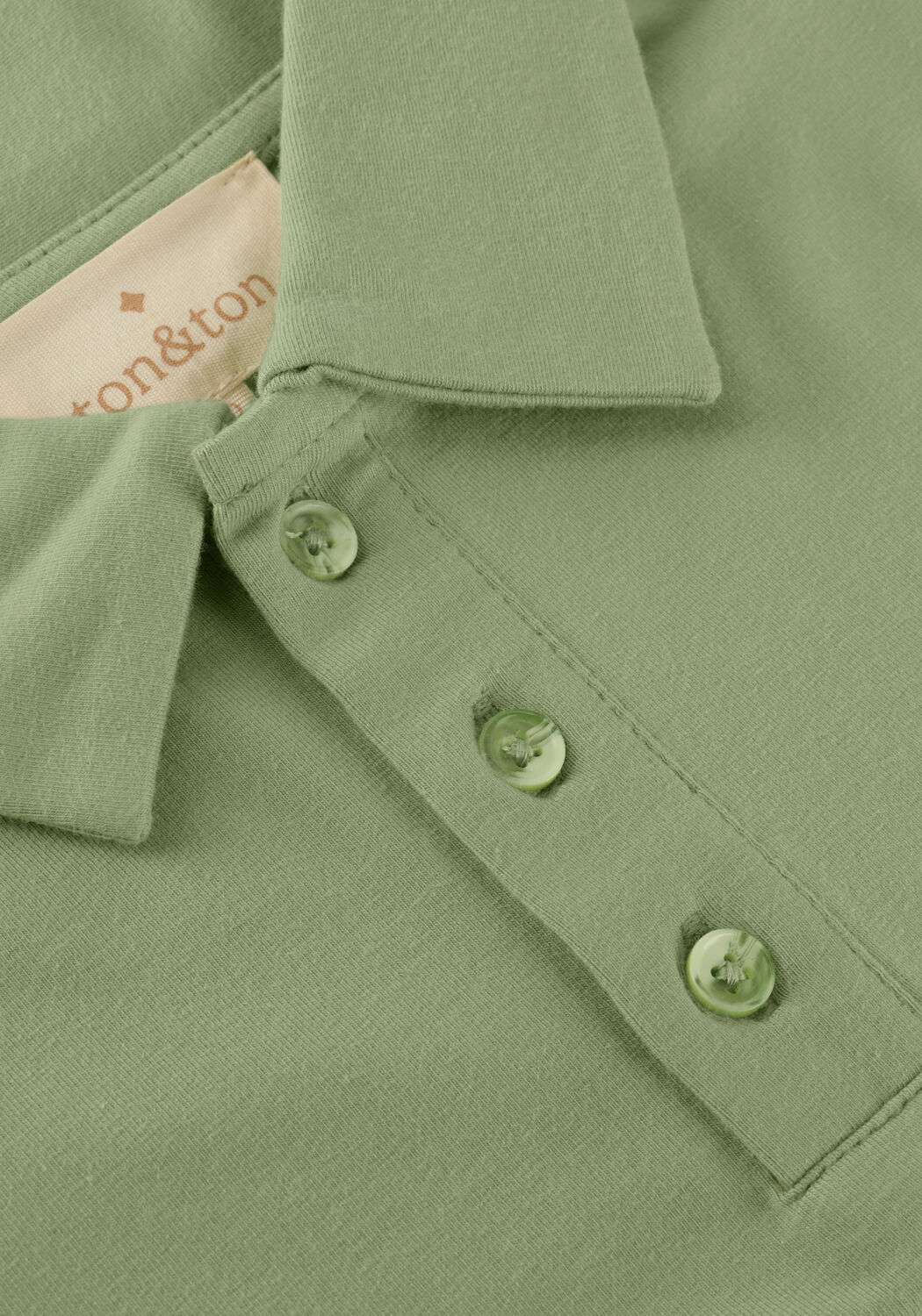 TON & TON Polo TENDER en vert - large