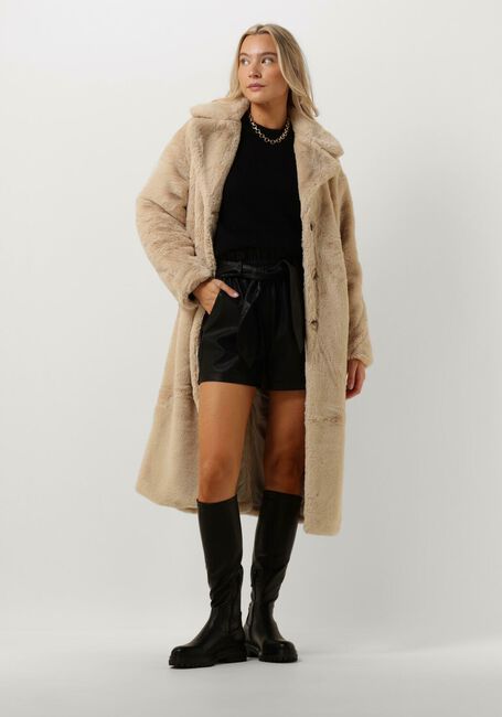 NOTRE-V Manteau en fausse fourrure FUR COAT LONG Écru - large