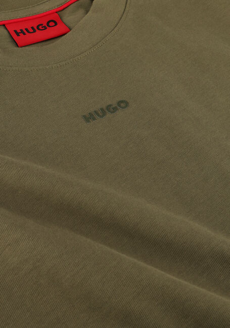 Donkergroene HUGO T-shirt DAPOLINO - large
