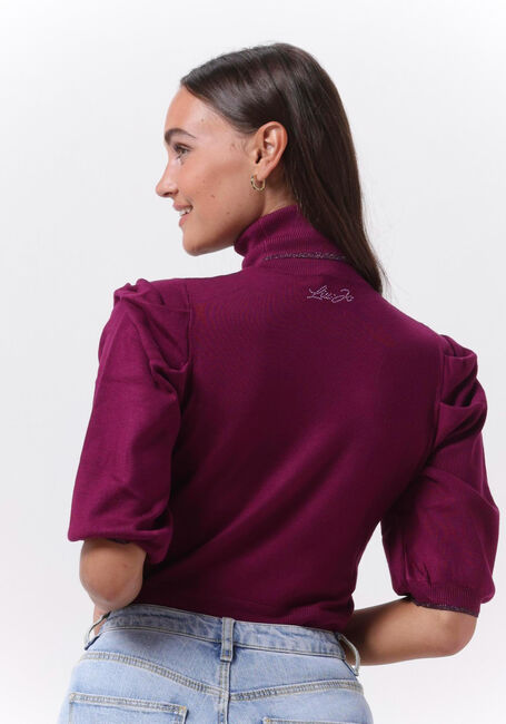 LIU JO Col roulé ECS MAGLIA CIUSA M/C GLAM en violet - large