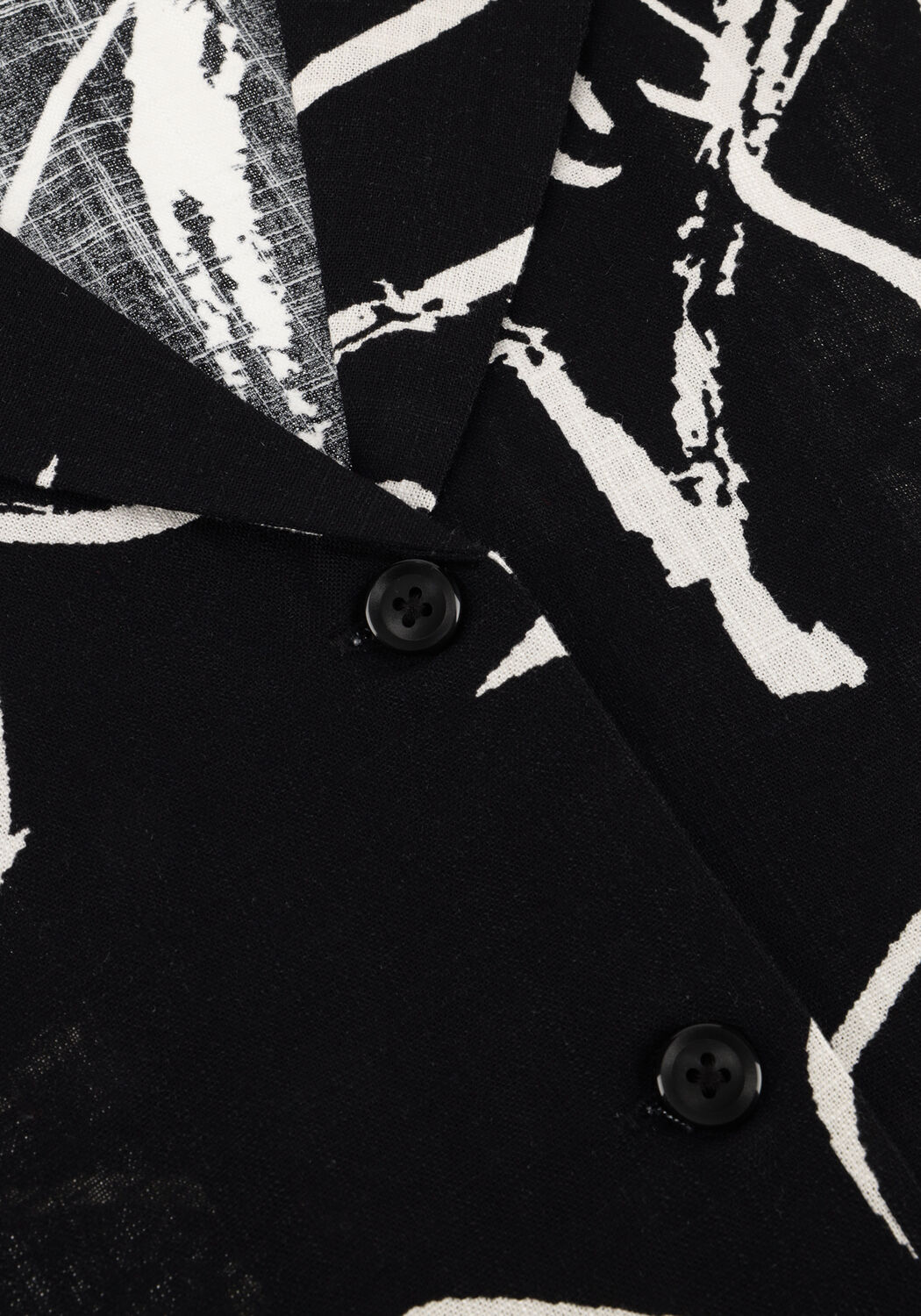 OBJECT OBJSANNE S/S SHIRT AOP Blouses en noir - large