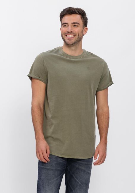 G-STAR RAW T-shirt LASH R T S\S en vert - large