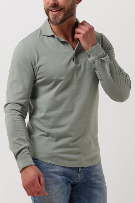 PROFUOMO Polo POLO LONG SLEEVE LS en vert - large
