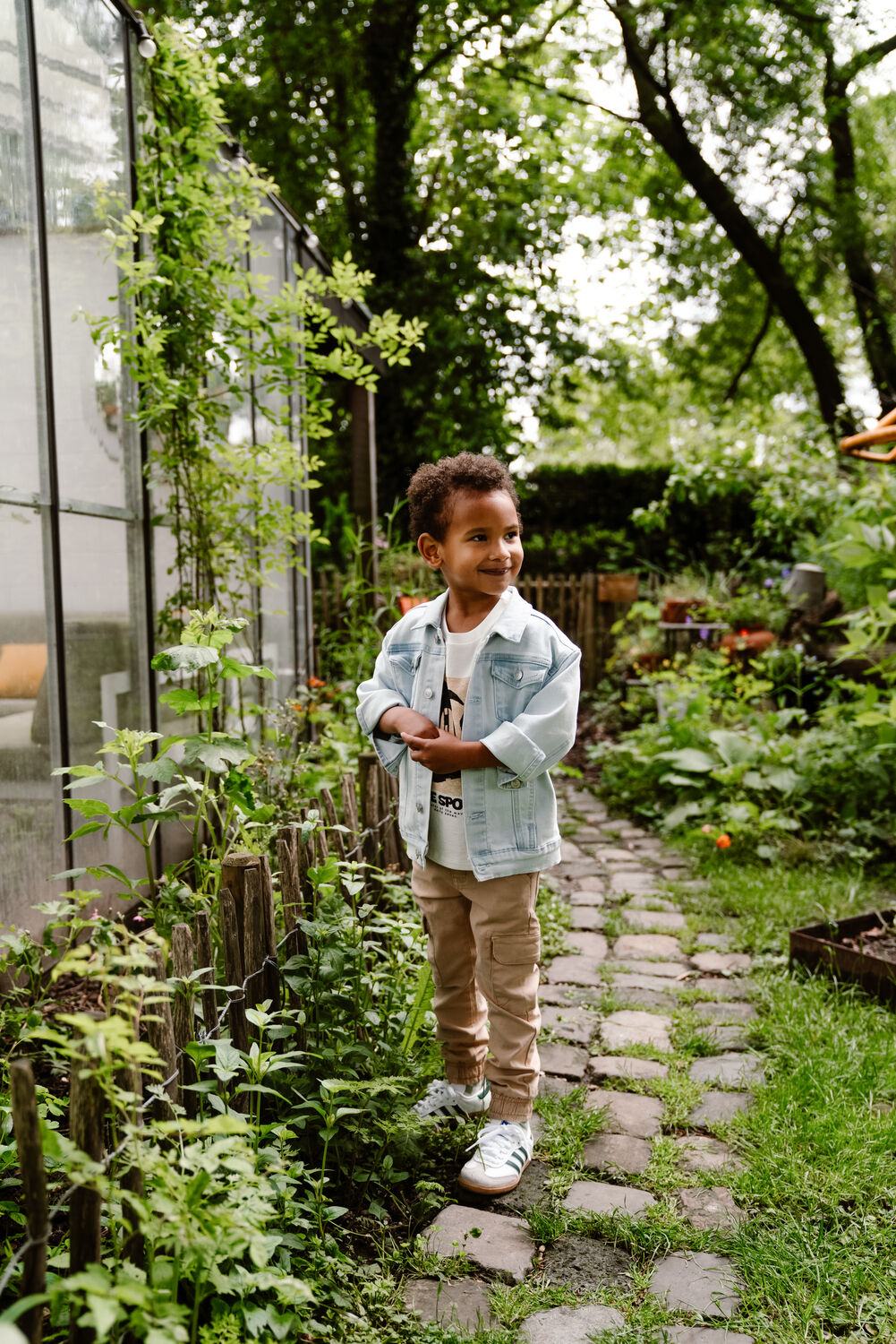 DAILY7 Pantalon de jogging CARGO TWILL PANTS en beige - large