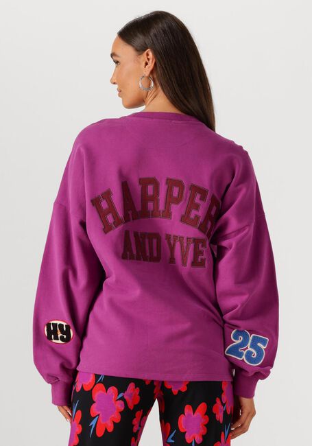 HARPER & YVE Chandail PATCH-SW en violet - large