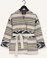 Multi SCOTCH & SODA Vest IKAT JACQUARD BLANKET WRAP COAT Multi SCOTCH & SODA Vest IKAT JACQUARD BLANKET WRAP COAT - medium