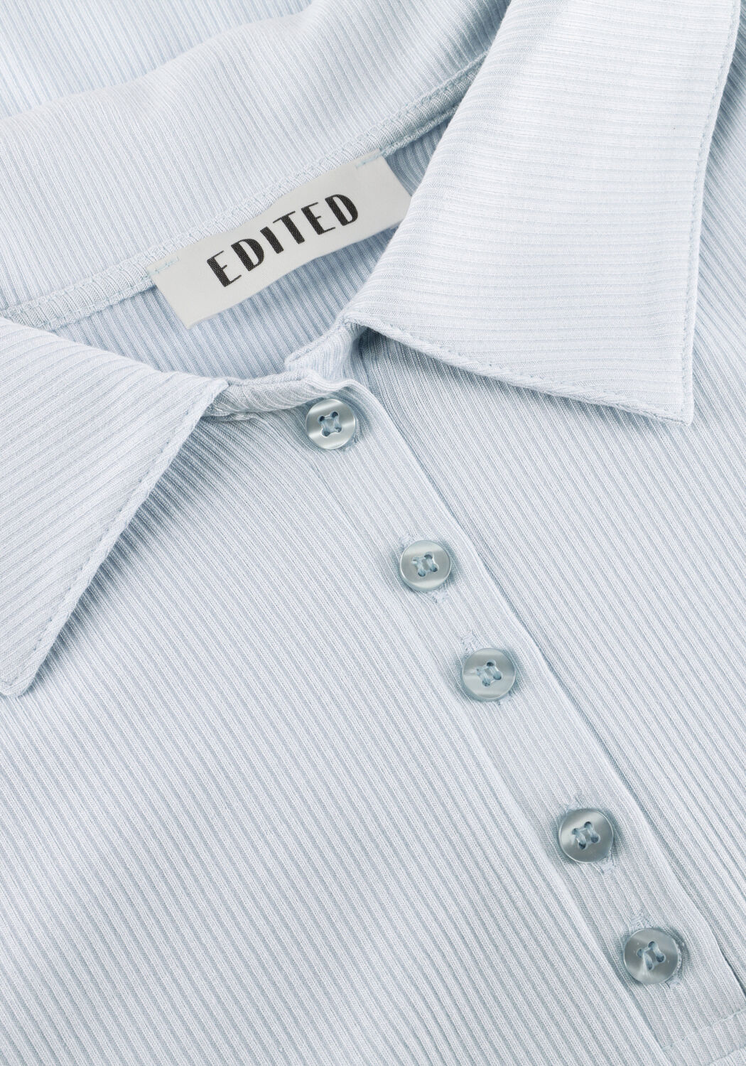 EDITED VANIA POLOSHIRT Hauts & T-shirts Bleu clair - large