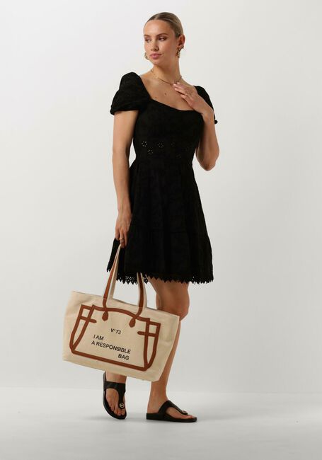 GUESS Mini robe SS CLIO FLARE MIDI DRESS en noir - large