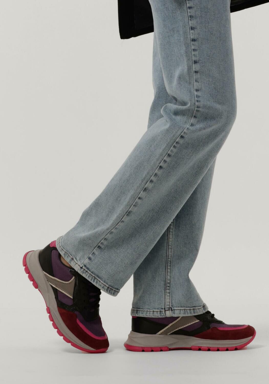 RED-RAG Baskets basses 76962 en violet - large