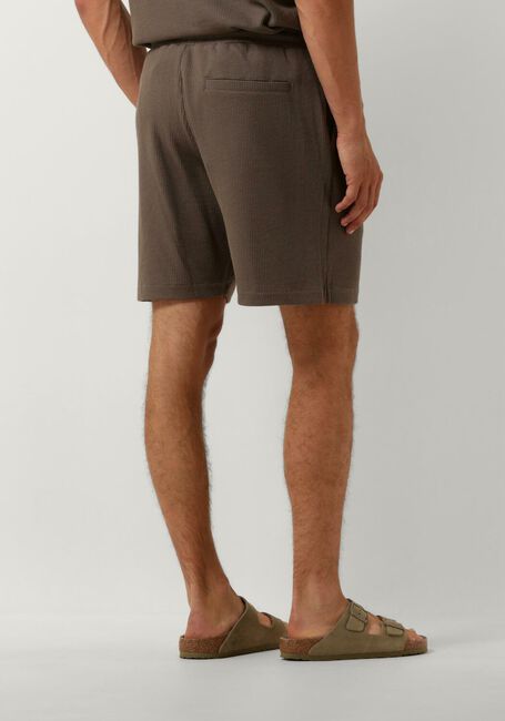 WOODBIRD Pantalon courte WBBOMMY WAFFEL SHORTS en marron - large