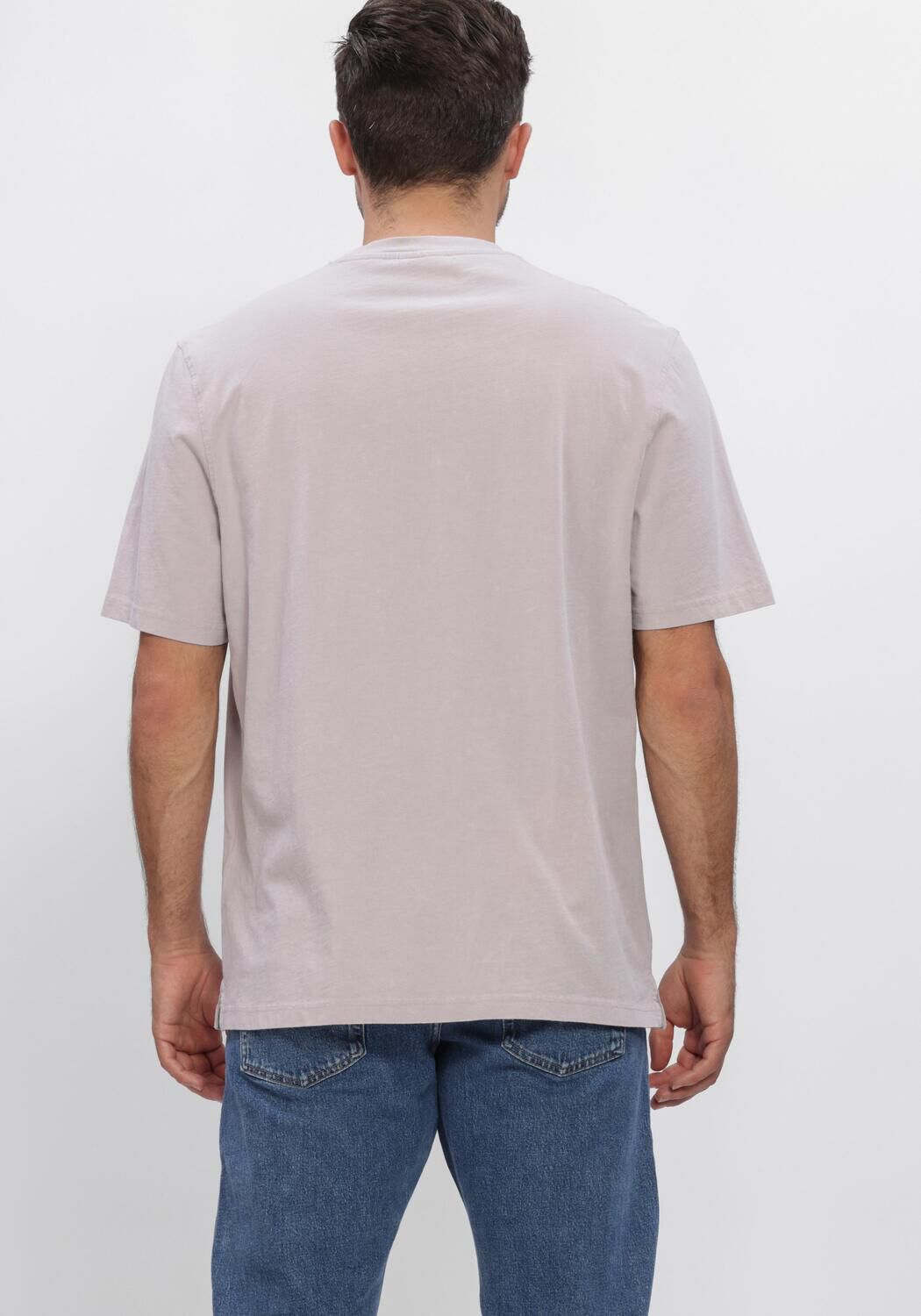 LYLE & SCOTT T-shirt HEAVY LAUNDERED T-SHIRT en violet - large