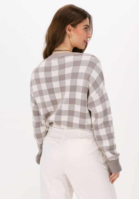 NA-KD Pull ROUND NECK KNITTED SWEATER en beige - large