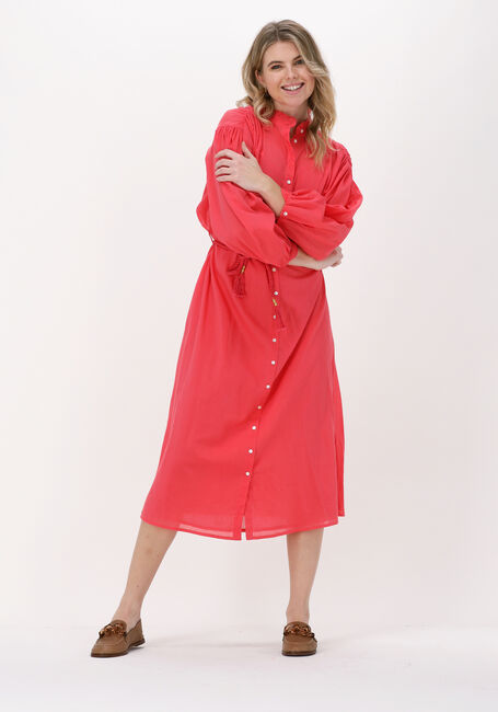 Roze ANTIK BATIK Midi jurk OGGY LONGDRESS - large
