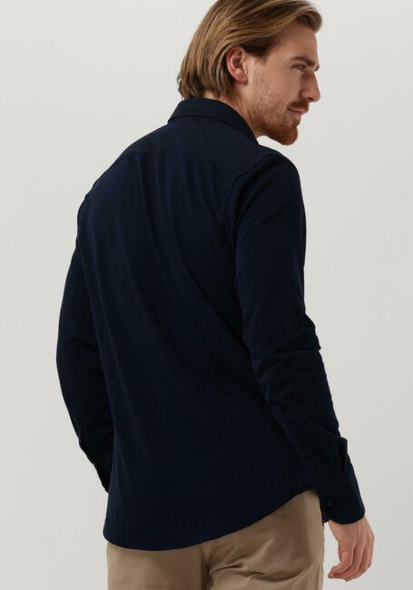 Donkerblauwe DSTREZZED Casual overhemd KIRK SHIRT MELANGE PIQUE - large