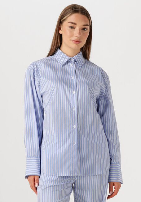 Blauwe SECOND FEMALE  TENBY AJUSTABLE SHIRT - large