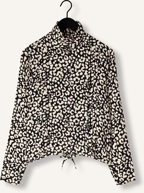 Zwarte ANOTHER LABEL  JUME ANIMAL BLACK SHIRT Zwarte ANOTHER LABEL  JUME ANIMAL BLACK SHIRT - large