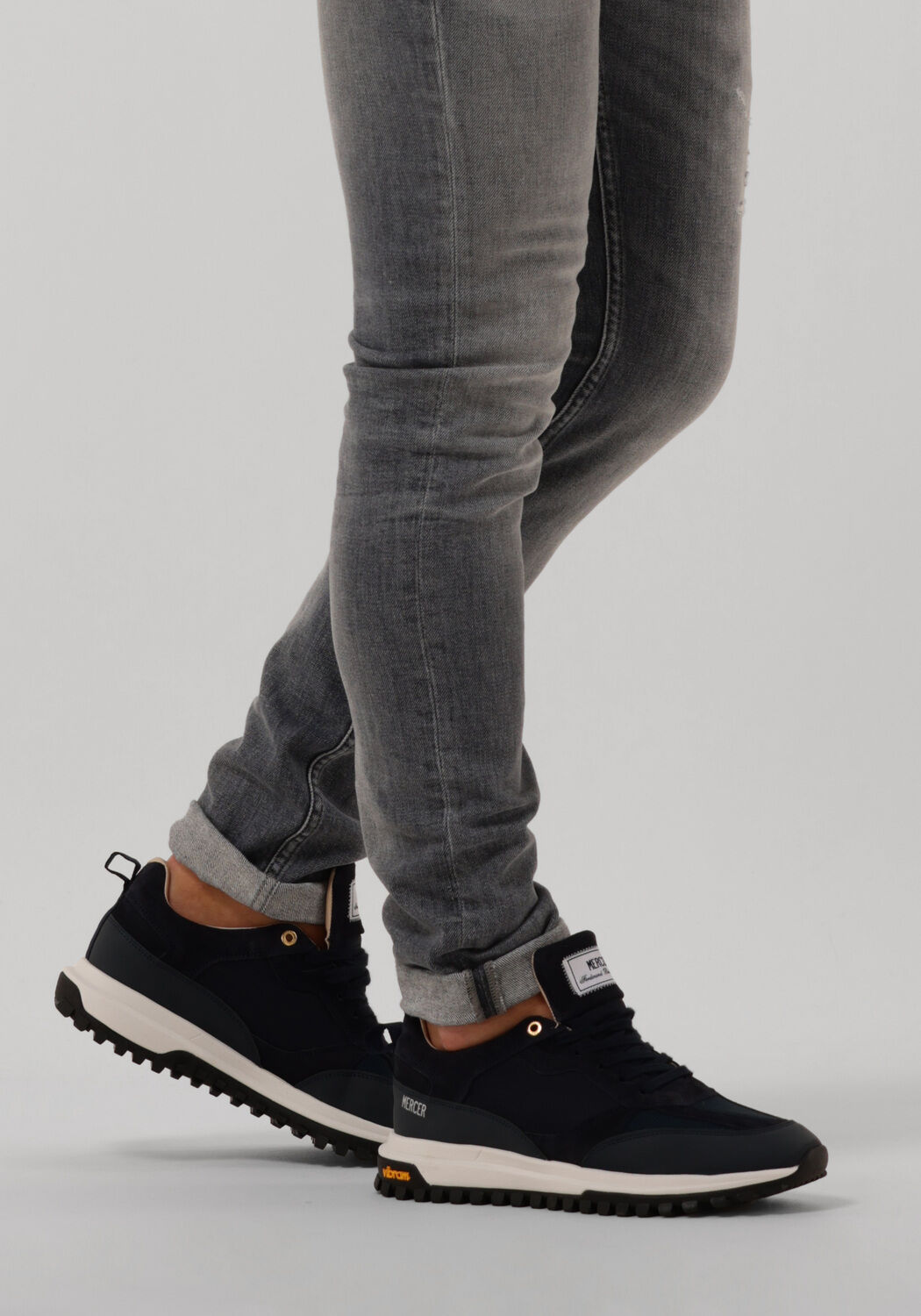 Blauwe MERCER AMSTERDAM Sneakers THE GLOBE - large