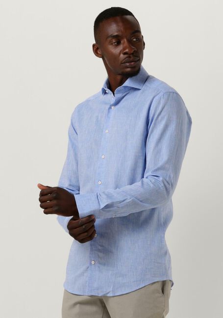 Lichtblauwe PORTO MILANO Klassiek overhemd LAGOS - large