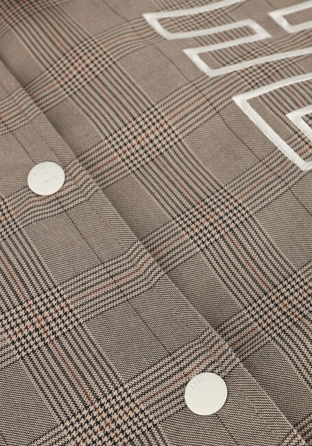 Camel ALIX THE LABEL Jack LADIES WOVEN CHECK BOMBER Camel ALIX THE LABEL Jack LADIES WOVEN CHECK BOMBER - large