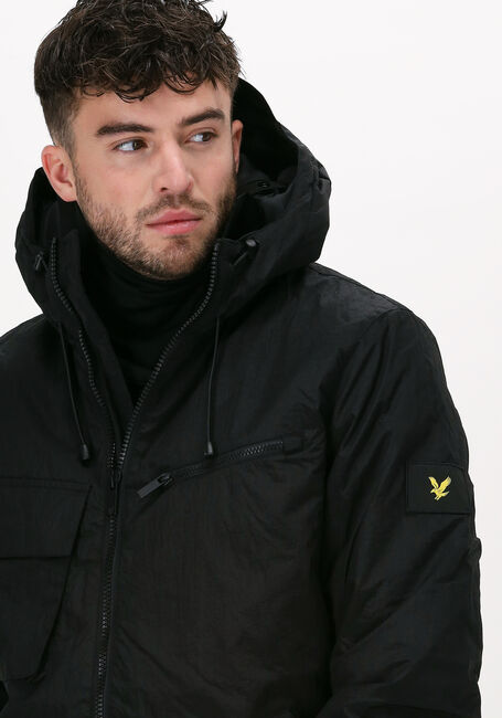 LYLE & SCOTT Veste matelassé WADDED DUAL POCKET JACKET WITH en noir - large