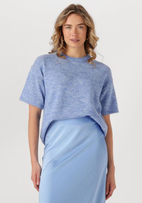 SELECTED FEMME T-shirt SLFMALINE-LILIANA 2/4 KNIT O-NECK Bleu clair - large