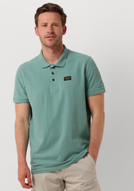 Blauwe PME LEGEND Polo SHORT SLEEVE POLO TRACKWAY - large