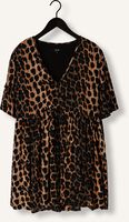 ALIX THE LABEL Mini robe LADIES WOVEN ANIMAL DRESS 1 en marron ALIX THE LABEL Mini robe LADIES WOVEN ANIMAL DRESS 1 en marron - medium