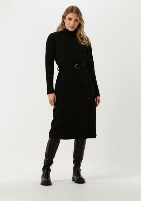 SIMPLE Robe midi EEF JER-RAYON-22-3 en noir - large
