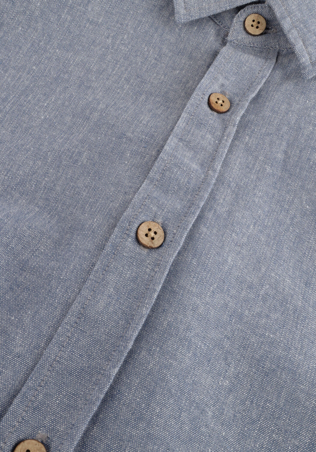 Blauwe ANERKJENDT Casual overhemd AKLOUIS L/S LINEN SHIRT - large