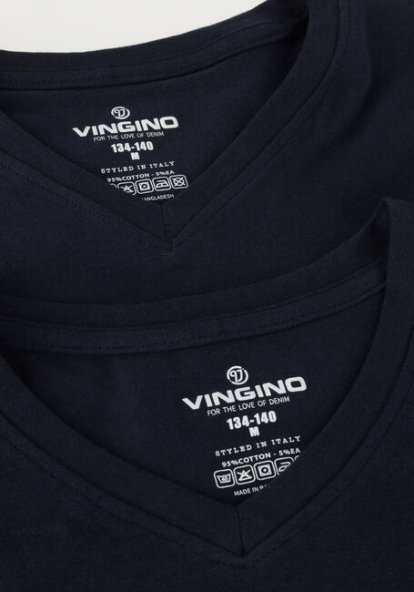 VINGINO T-shirt BOYS T-SHIRT V-NECK (2-PACK) Bleu foncé - large