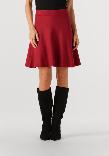Rode Y.A.S. Minirok YASFONNY HW KNIT SKIRT S. - large