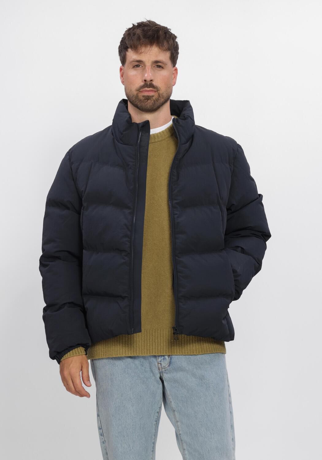 CHASIN Veste matelass&eacute; FROST GRID Bleu fonc&eacute; - large