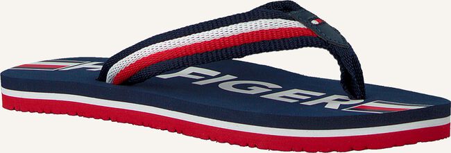 Blauwe TOMMY HILFIGER Slippers MAXI LETTERING PRINT Blauwe TOMMY HILFIGER Slippers MAXI LETTERING PRINT - large