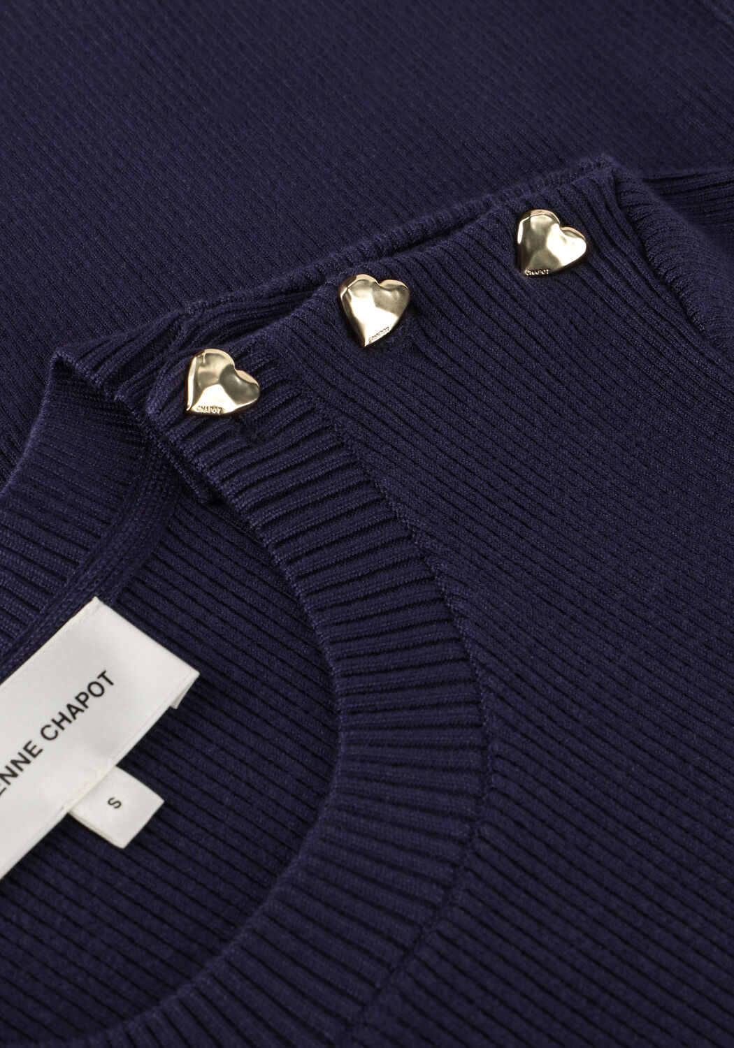 FABIENNE CHAPOT Pull LILLIAN PULLOVER 3624 Bleu fonc&eacute; - large