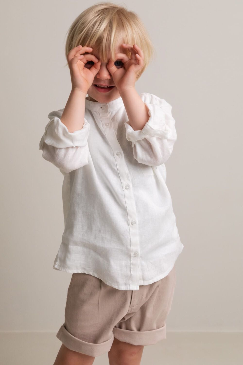 Witte MARMAR COPENHAGEN Casual overhemd THEODOR - large