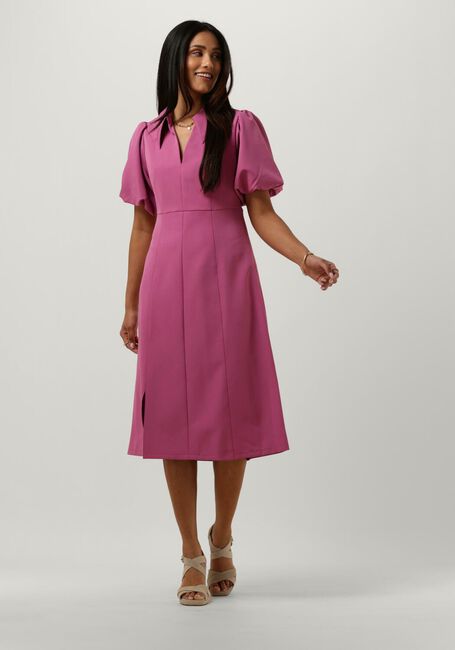 AAIKO Robe midi IRENE PES 558 en violet - large
