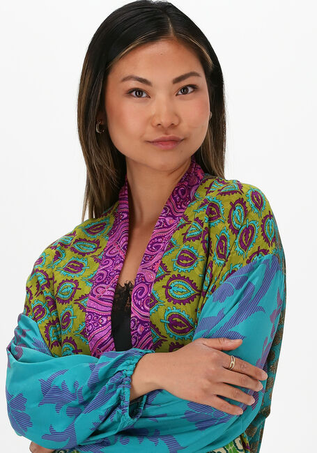 Groene SISSEL EDELBO Kimono POCKET LONG MIX KIMONO - large