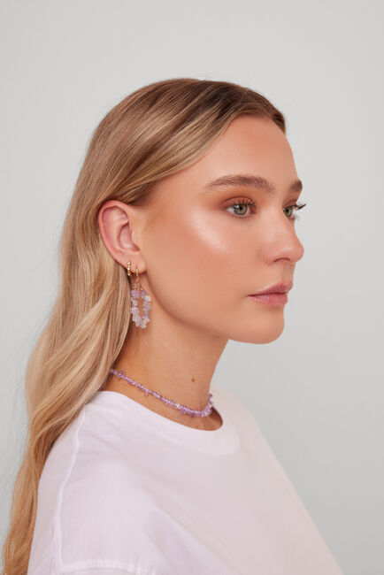 NOTRE-V Boucles d'oreilles OMSS22-028 Doré - large