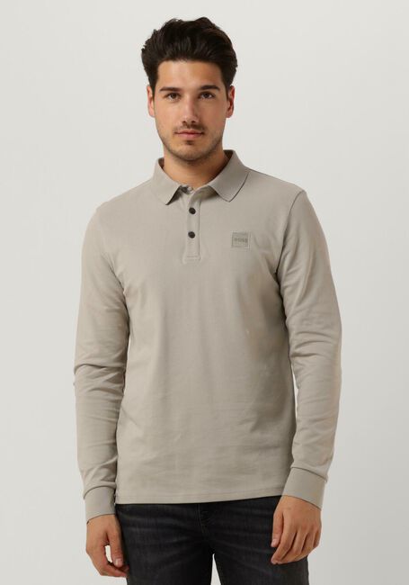 BOSS ORANGE Polo PASSERBY Gris clair - large