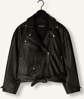 GOOSECRAFT Veste en cuir GC GALLOWAY BIKER en noir GOOSECRAFT Veste en cuir GC GALLOWAY BIKER en noir - medium