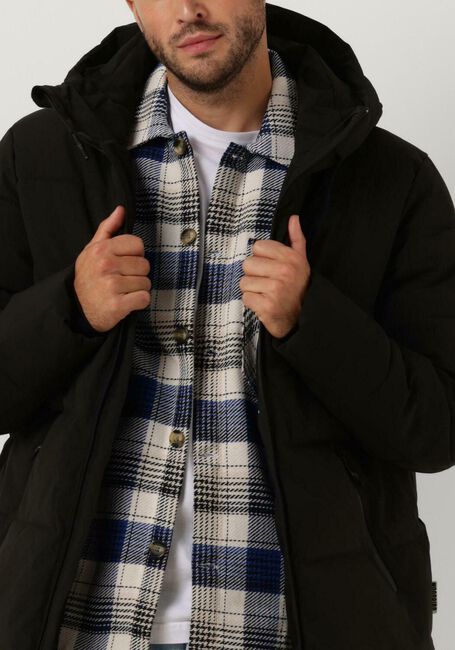 WOODBIRD Veste matelassé WBJOSEPH TECH LONG JACKET en noir - large