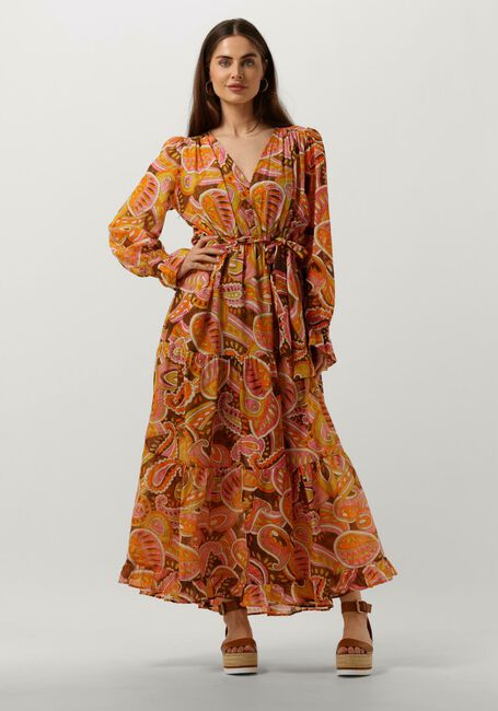 DEVOTION Robe maxi MARTSELO en orange - large