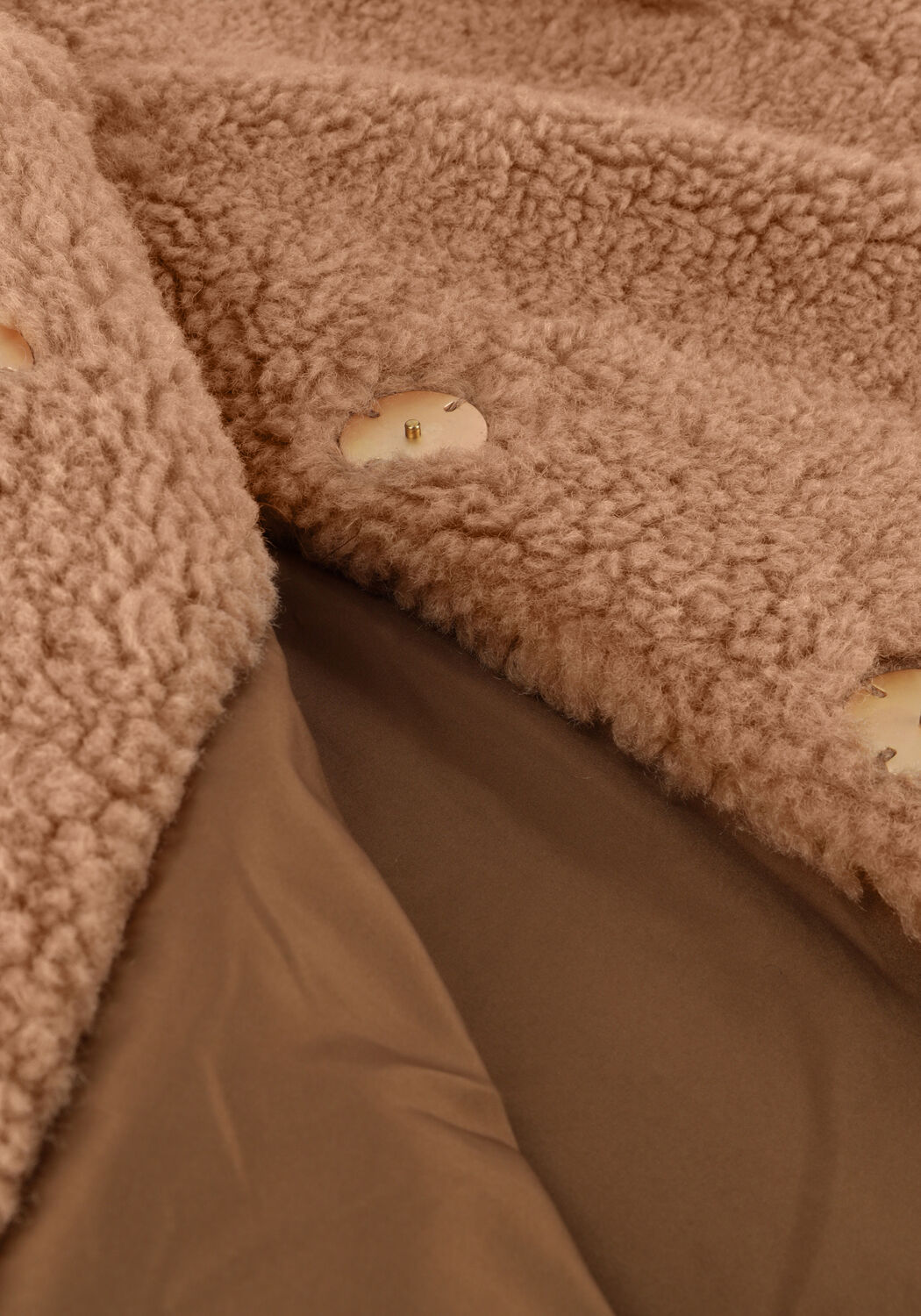 GOOSECRAFT Manteau Teddy GC RHONDA SCRIPT COAT en cognac - large